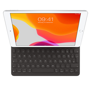 Smart Keyboard für iPad (7. Generation, 8. Generation, 9. Generation) /iPad Air (3. Generation) Schwarz Deutsch