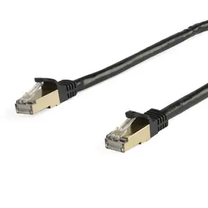 Snagless Patchkabel Cat6A RJ-45/RJ-45 Stecker/Stecker Schwarz 7m Snagless Patchkabel Cat6A RJ-45/RJ-45 Stecker/Stecker Schwarz 7m