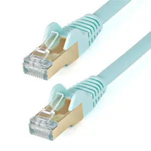 Snagless Patchkabel Cat6A RJ-45/RJ-45 Stecker/Stecker Türkis 7,5m Snagless Patchkabel Cat6A RJ-45/RJ-45 Stecker/Stecker Türkis 7,5m