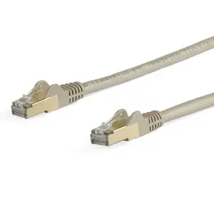 Snagless Patchkabel Cat6A RJ-45/RJ-45 Stecker/Stecker Grau 5m Snagless Patchkabel Cat6A RJ-45/RJ-45 Stecker/Stecker Grau 5m