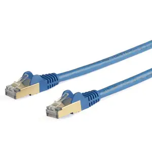 Snagless Patchkabel Cat6A RJ-45/RJ-45 Stecker/Stecker Blau 10m Snagless Patchkabel Cat6A RJ-45/RJ-45 Stecker/Stecker Blau 10m