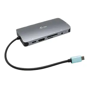 i-tec USB-C Metal Nano Dock HDMI/VGA mit LAN und Power Delivery 100 W i-tec USB-C Metal Nano Dock HDMI/VGA mit LAN und Power Delivery 100 W