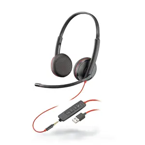 Blackwire 3225, Headset binaural mit USB-A/3,5 mm Klinkenstecker Blackwire 3225, Headset binaural mit USB-A/3,5 mm Klinkenstecker