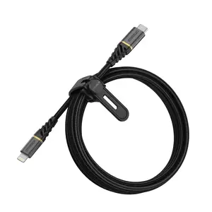 Lightning Premium Schnellladekabel Lightning/USB-C Stecker/Stecker Schwarz 2m Lightning Premium Schnellladekabel Lightning/USB-C Stecker/Stecker Schwarz 2m