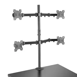 Tischhalterung für vier Monitore 43.2-71 cm (17"-28") Tischhalterung für vier Monitore 43.2-71 cm (17"-28")