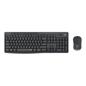 MK295 Silent Tastatur/Maus Set Wireless Schwarz Layout IT