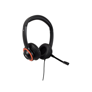 Safesound Schüler-Headset mit Mikrofon USB Kabel Schwarz