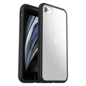 React Apple iPhone SE (2020/2022)/8/7 Schwarz Crystal - Transparent/Schwarz - ProPack React Apple iPhone SE (2020/2022)/8/7 Schwarz Crystal - Transparent/Schwarz - ProPack
