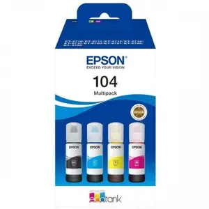 EcoTank 4-colour Multipack T 104 00P6 265 ml Schwarz/Magenta/Gelb/Cyan EcoTank 4-colour Multipack T 104 00P6 265 ml Schwarz/Magenta/Gelb/Cyan