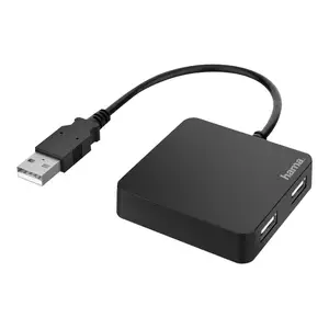 00200121 Schnittstellen-Hub USB 2.0 480 Mbit/s Schwarz 00200121 Schnittstellen-Hub USB 2.0 480 Mbit/s Schwarz