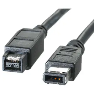 Firewire Anschlusskabel 9pin Stecker/6pin Stecker schwarz 1,8m Firewire Anschlusskabel 9pin Stecker/6pin Stecker schwarz 1,8m