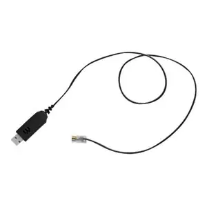 USB-RJ9 01 Anschlusskabel RJ9/USB Stecker/Stecker Schwarz USB-RJ9 01 Anschlusskabel RJ9/USB Stecker/Stecker Schwarz