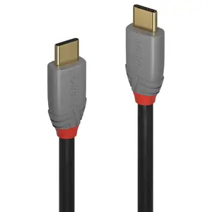 Anthra Line USB 3.1 Typ C Kabel 5A PD 1,5 m Schwarz Anthra Line USB 3.1 Typ C Kabel 5A PD 1,5 m Schwarz