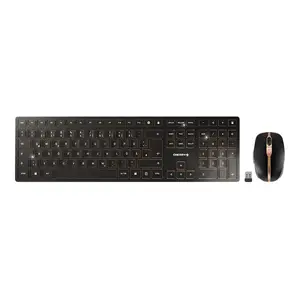 DW 9100 Tastatur und Maus Set kabellos schwarz/bronze deutsch DW 9100 Tastatur und Maus Set kabellos schwarz/bronze deutsch