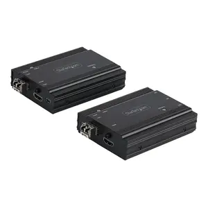 4K HDMI LWL Extender HDMI Video & USB Remote KVM Switch 2x 10G MMF SFP+ 4K HDMI LWL Extender HDMI Video & USB Remote KVM Switch 2x 10G MMF SFP+