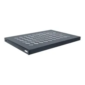 19" Fachboden zur Festmontage 1 HE 345 mm Tiefe schwarz 19" Fachboden zur Festmontage 1 HE 345 mm Tiefe schwarz