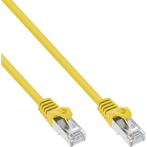 Patch Cable RJ-45 SF/UTP Cat5e Yellow 1 m