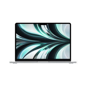Macbook Air Apple M2 Chip mit 8-Core CPU 10-Core GPU 8 GB RAM 256 GB SSD 34,5cm (13,6") Retina 30W USB-C Power Adapter silber