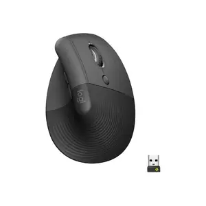 Lift Vertical Ergonomic Mouse für Rechtshänder kabellos 6 Tasten Graphite Lift Vertical Ergonomic Mouse für Rechtshänder kabellos 6 Tasten Graphite