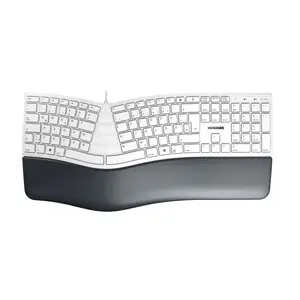 Tastatur KC 4500 ERGO Corded Layout GER weiß Tastatur KC 4500 ERGO Corded Layout GER weiß