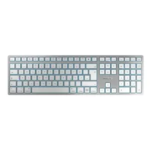 KW 9100 SLIM Wireless Tastatur für Mac Layout USA Weiß/Silber KW 9100 SLIM Wireless Tastatur für Mac Layout USA Weiß/Silber