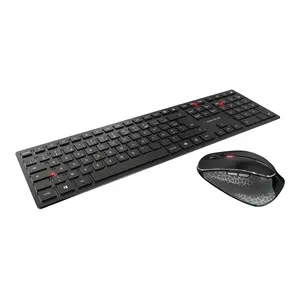 DW 9500 SLIM Wireless Tastatur-/Mouse-Set Layout Französisch Grau/Schwarz DW 9500 SLIM Wireless Tastatur-/Mouse-Set Layout Französisch Grau/Schwarz