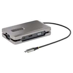 USB C Multiport Adapter  USB-C auf 4k HDMI/VGA, Dual Monitor Dockingstation USB C Multiport Adapter  USB-C auf 4k HDMI/VGA, Dual Monitor Dockingstation