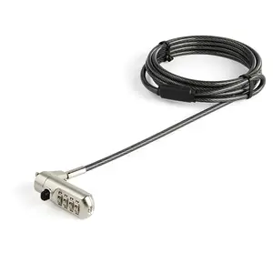 Laptopschloss 2m Kabel Nano lock individuell wählbare Kombination Laptopschloss 2m Kabel Nano lock individuell wählbare Kombination