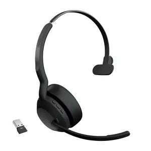 Evolve2 55 MS Mono Headset On-Ear Bluetooth Adapter USB-C via Bluetooth Schwarz Evolve2 55 MS Mono Headset On-Ear Bluetooth Adapter USB-C via Bluetooth Schwarz