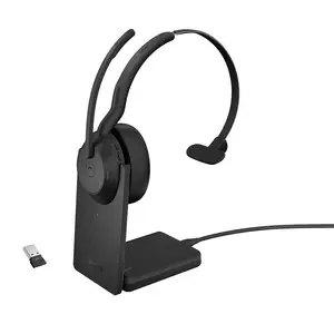 Evolve2 55 MS Mono Headset On-Ear Bluetooth Adapter USB-C via Bluetooth Schwarz Evolve2 55 MS Mono Headset On-Ear Bluetooth Adapter USB-C via Bluetooth Schwarz