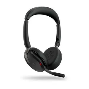 Evolve2 65 Flex MS Stereo Headset On-Ear Bluetooth USB-A black Evolve2 65 Flex MS Stereo Headset On-Ear Bluetooth USB-A black