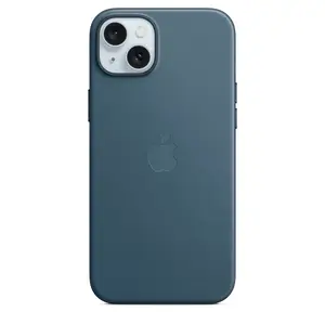 Feingewebe Case iPhone 15 Plus mit MagSafe pazifikblau Feingewebe Case iPhone 15 Plus mit MagSafe pazifikblau