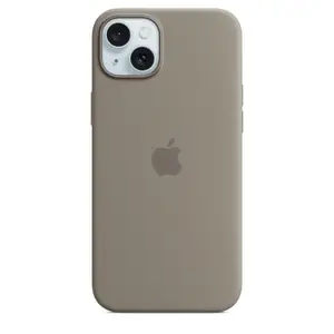 Silikon Case iPhone 15 Plus mit MagSafe tonbraun Silikon Case iPhone 15 Plus mit MagSafe tonbraun