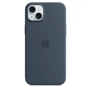 Silikon Case iPhone 15 Plus mit MagSafe sturmblau Silikon Case iPhone 15 Plus mit MagSafe sturmblau