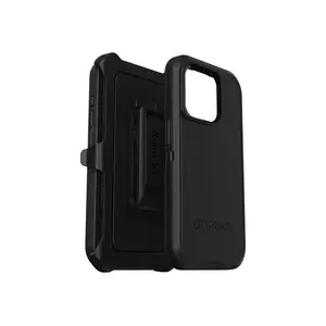 Defender Hülle iPhone 15 Pro Kompatibel mit MagSafe Polycarbonat Kunstfaser Schwarz Defender Hülle iPhone 15 Pro Kompatibel mit MagSafe Polycarbonat Kunstfaser Schwarz