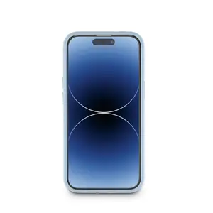 Handyhülle "Cam Protect" für Apple iPhone 15 Pro, durchsichtig, Blau Handyhülle "Cam Protect" für Apple iPhone 15 Pro, durchsichtig, Blau
