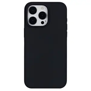iPhone 15 Pro Max Silicone Case Schwarz iPhone 15 Pro Max Silicone Case Schwarz