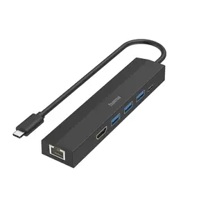 00200144 Schnittstellen-Hub USB 3.2 Gen 1 (3.1 Gen 1) Type-C 5000 Mbit/s Schwarz 00200144 Schnittstellen-Hub USB 3.2 Gen 1 (3.1 Gen 1) Type-C 5000 Mbit/s Schwarz