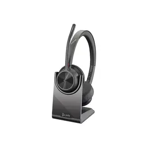 POLY Voyager 4320 UC Kopfhörer Kabellos Kopfband Büro/Callcenter USB Typ-C Bluetooth Ladestation Schwarz POLY Voyager 4320 UC Kopfhörer Kabellos Kopfband Büro/Callcenter USB Typ-C Bluetooth Ladestation Schwarz