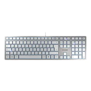 KC 6000C FOR MAC Tastatur USB Layout Deutsch silber/weiß KC 6000C FOR MAC Tastatur USB Layout Deutsch silber/weiß