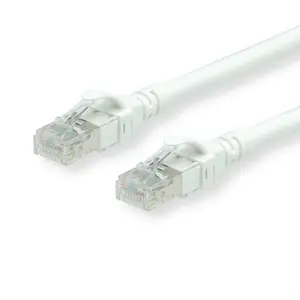 Patchkabel RJ-45 S/FTP Cat6a Weiß 0,3m Patchkabel RJ-45 S/FTP Cat6a Weiß 0,3m