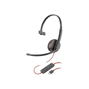 Poly Blackwire 3210 Mono USB-C Headset +USB-C/A