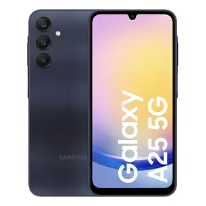 Galaxy A25 5G SM-A256B 16,5cm (6.5") 1080x2340 Pixel 5G Dual-SIM NanoSIM 1,8 GHz 128 GB MicroSD Dreifach-Kamera 50 MP 8 MP 2 MP USB Typ-C Android 14 Schwarz/Blau Galaxy A25 5G SM-A256B 16,5cm (6.5") 1080x2340 Pixel 5G Dual-SIM NanoSIM 1,8 GHz 128 GB MicroSD Dreifach-Kamera 50 MP 8 MP 2 MP USB Typ-C Android 14 Schwarz/Blau