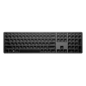 975 Drahtlose Dual-Mode-Tastatur, Volle Größe (100%), Kabellos, RF Wireless + Bluetooth, Schwarz 975 Drahtlose Dual-Mode-Tastatur, Volle Größe (100%), Kabellos, RF Wireless + Bluetooth, Schwarz