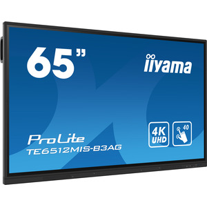 ProLite TE6512MIS-B3AG 163,9 cm 64,5" LCD-Display mit LED-Hintergrundbeleuchtung interaktive Digital Signage mit Touchscreen (Multi-Touch) / optionaler Slot-in-PC 4K UHD (2160p) 3840x2160  16:9 1200:1 40