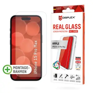 Real Glass + Case für Apple iPhone 15 Pro Max Real Glass + Case für Apple iPhone 15 Pro Max