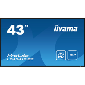 ProLite LE4341S-B2 108cm 42,5" LCD-Display mit LED-Hintergrundbeleuchtung Digital Signage1920x1080 Pixel 16:9 1200:1 350cd/m² 8ms schwarze Blende mit glänzender Oberfläche