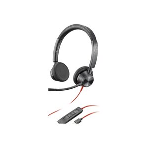 Poly Blackwire 3325 USB-C Headset +3.5mmP +USB-C/A