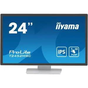 ProLite T2452MSC-W1 LED-Monitor 60,5 cm 23,8" Touchscreen 1920x1080 FHD IPS 400 cd/m² 1000:1 14 ms HDMI DisplayPort Lautsprecher weiß ProLite T2452MSC-W1 LED-Monitor 60,5 cm 23,8" Touchscreen 1920x1080 FHD IPS 400 cd/m² 1000:1 14 ms HDMI DisplayPort Lautsprecher weiß
