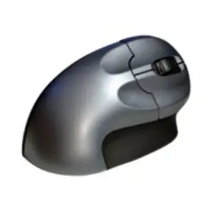Grip Mouse Wireless, rechts, Vertikale Ausführung, Optisch, RF Wireless, 1600 DPI, Schwarz, Silber Grip Mouse Wireless, rechts, Vertikale Ausführung, Optisch, RF Wireless, 1600 DPI, Schwarz, Silber